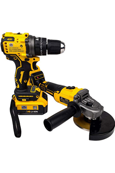 ROMSHOP 36V 2-battery self-tapping and angle grinder set