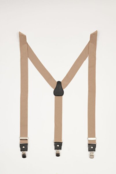 Tudors Erkek Pantolon Bej Askısı