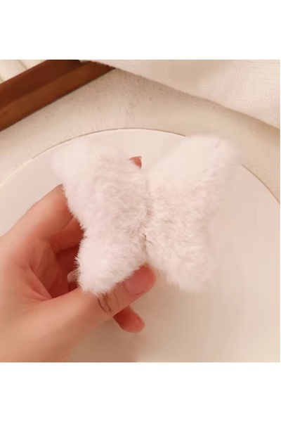 NEW HİLL Butterfly Model Feathered 7 cm Medium-Sized Snap Buckle