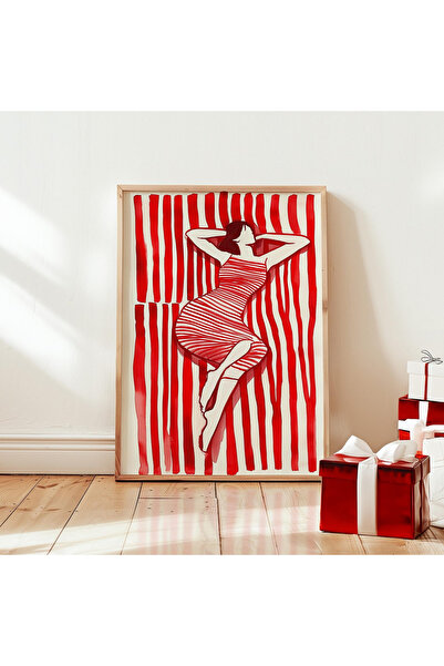 Tuba Decor Tablo dintr-o singură bucată cu rame din lemn pentru sufragerie, s...