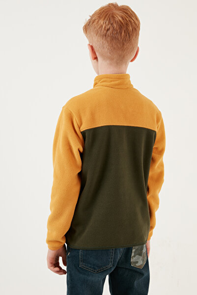 Lela Soft Textured Half Zip Color Block Stand Collar 2-Pack Fleece Children's Polar 5905004S2