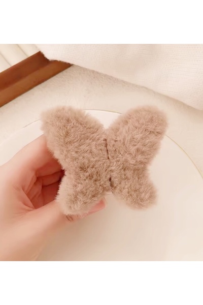 NEW HİLL Butterfly Model Feathered 7 cm Medium-Sized Snap Buckle