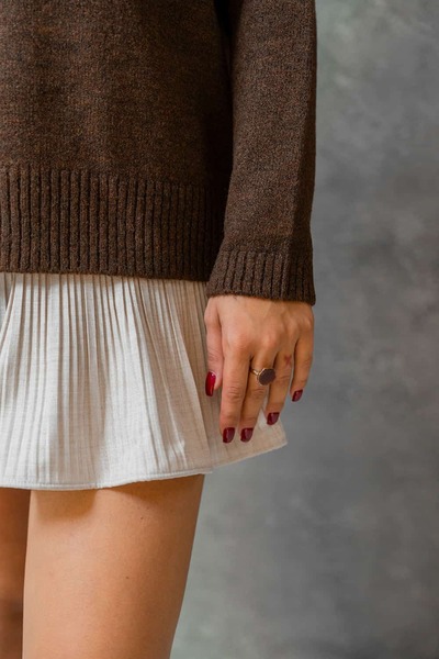 DYSTUDİODESİGN Brown sweater