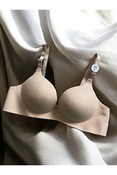 MELİBRA İz Bırakmayan Lazer Kesim Kadın Dimitri Bej Sütyen