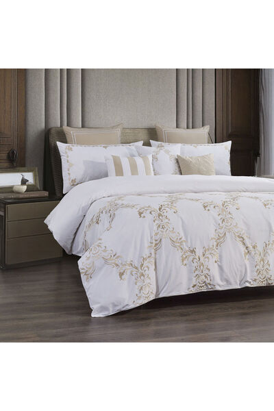 Orange Bed & Bath Vanloo | 100% Cotton Double 11-Piece Duvet Set