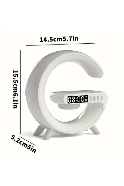 SPEEDSTORE 4in1 RGB LED portable speaker with digital clock and clear sound