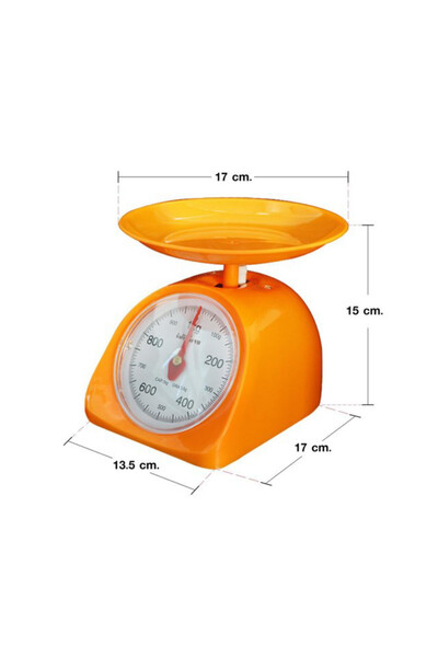 abnturk Kaliteli ve Basit 5 kg Kapasiteli Plastik Ultra Hassas Mutfak Tartısı