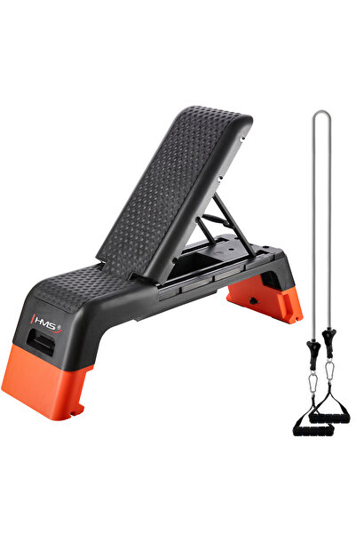 Other AS009 PRO AEROBIC STEP ADJUSTABLE WITH BENCH FUNCTION COMMERCIAL HMS
