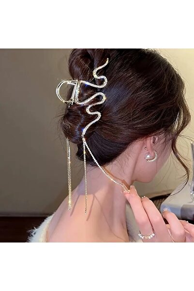 TAKIŞTIR Cataramă metalică cu detaliu de piatră de culoare aurie