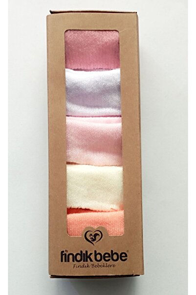 Esinti 5 Pairs of Newborn Boxed Unisex Baby Boy and Girl Colorful Socks