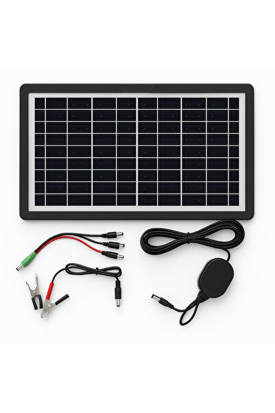 ROMSHOP Portable solar panel 10W 6V USB charging ecological outdoor