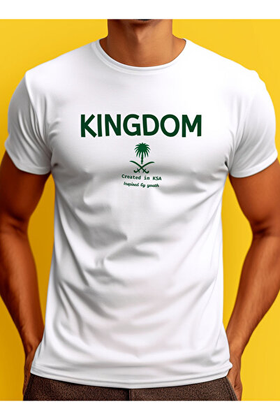 LOWHA Cotton T-Shirt for Saudi National Day or Everyday Saudi Pride Wear for Women & Men