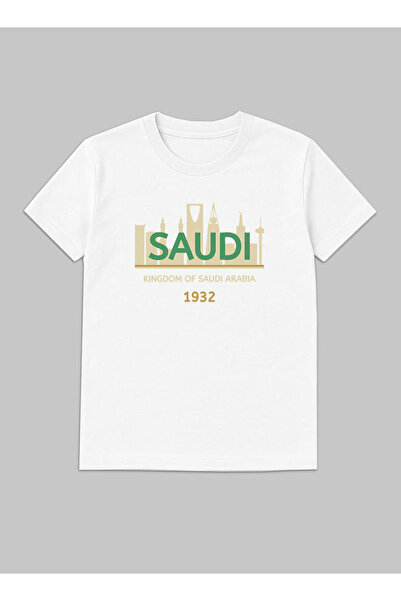 LOWHA Cotton T-Shirt for Saudi National Day or Everyday Saudi Pride Wear for Women & Men