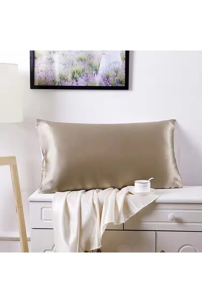 Rotixfy Satin Pillowcase, Champagne Gold, 51x76 cm, Luxurious, Durable, Anti-Static, Anti-Pilling, Air-Perme