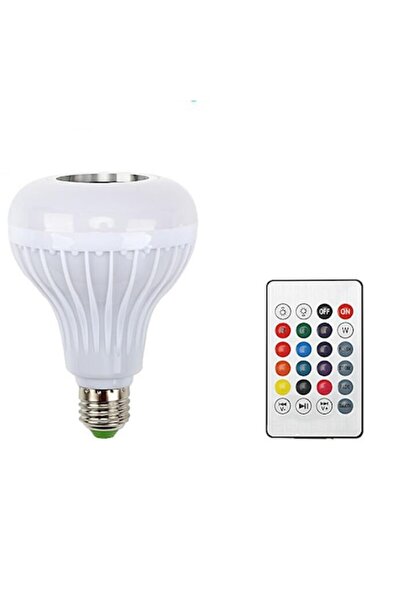 OEM Smart Bulb with Speaker, E27, Speaker-Type, 12W, Bluetooth, Remote Control, LED RGBW and Power Socke