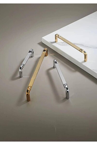 Özen Metal Özen 1909 Gold Yellow 192mm Metal Furniture Handle.