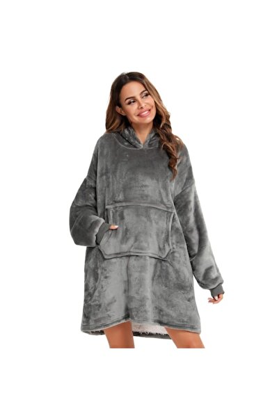 HiScooter Κουβέρτα με μανίκια και κουκούλα, HiScooter, με μπροστινή τσέπη, βε...