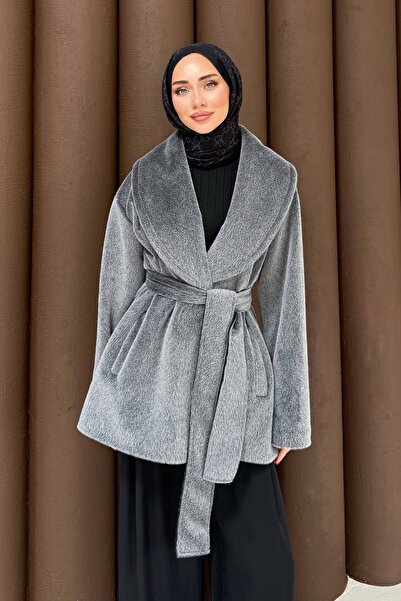 Melike Tatar Παλτό με ζώνη Angora 32-2504