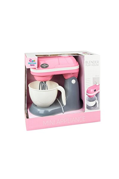 Brother Toys Gerçekçi Çırpıcısı Hareketli Sesli Işıklı Blender Yoğurucu Oyuncak Pembe 17 Cm.