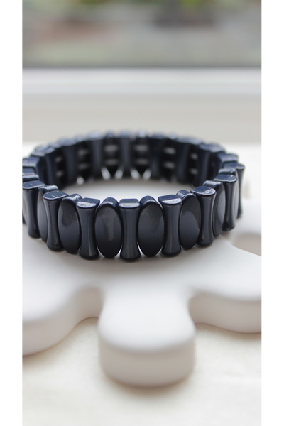 nevamor سوار مطاطي مطلي بالسيراميك باللون الأزرق الداكن