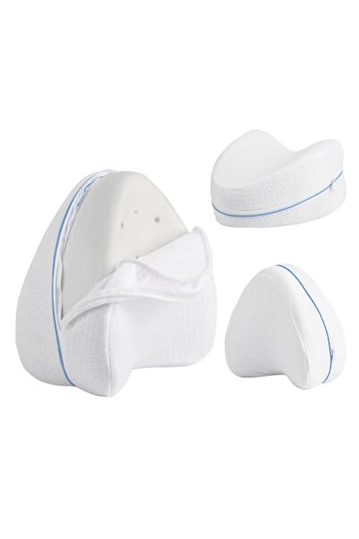 TeleOnline Europe Pernă pentru genunchi și picioare, spumă cu memorie, 23x23 ...