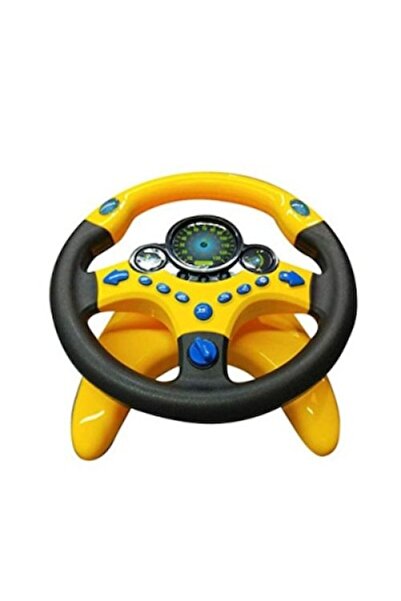 Tiessa Toy Steering Wheel, 360 degree Rotation, Sounds & Lights, Suction Cups...