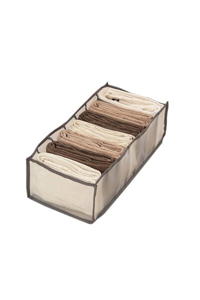 Tiessa Organizator de haine pliabil pentru sertare, Tiessa, gri, 35,5 x 25 x ...