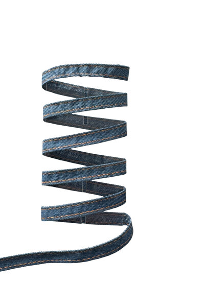 kalben accessories Stitched Jean Denim Ribbon Width 1 cm Length 3 Meters