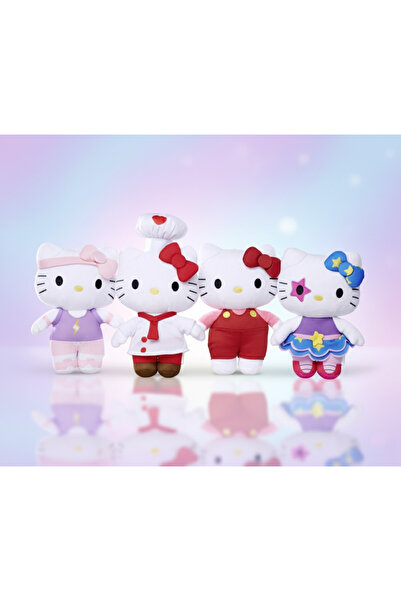 Simba Hello Kitty Super Style Peluş Figür 20 cm – Orijinal, 4 Farklı Stil