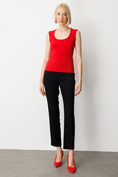 ON U Neck Basic Blouse-61385