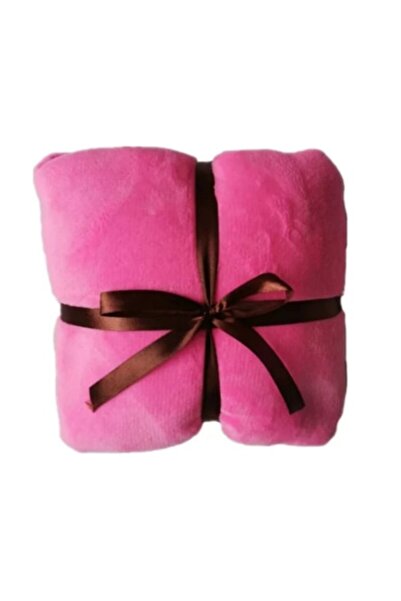 OEM Ροζ-μωβ κουβέρτα με μανίκια, κουκούλα και τσέπη, Huggle Hoodie 80 x 100