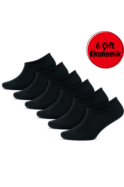 H&N 6 Çift Ekonomik Paket Unisex Sneaker Görünmez Kısa Çorap