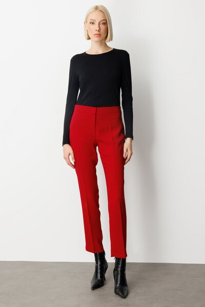 Ekol Dar Paça Krep Pantolon