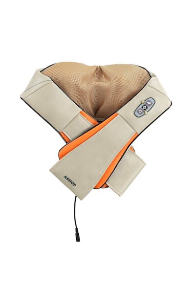 ASHOP Aparat de masaj Shiatsu cu infraroșu și set de masaj facial și corporal...