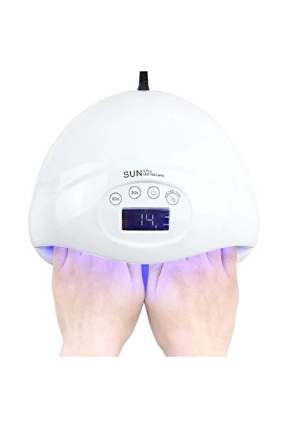 SUN Lampă UV + LED, Soare, Senzori, Cronometru, Afișaj pentru Unghii Gel, Acrilice, Ojă Semipermanentă, Soluție de Buffer I