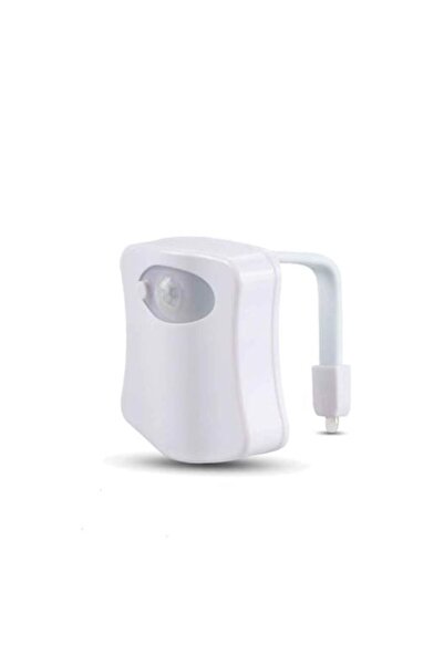 OME Lampă cu senzor de mișcare pentru toaletă cu 8 lumini multicolore