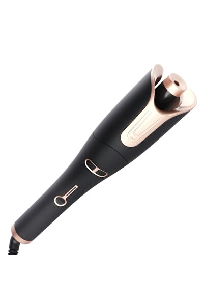 OEM Ondulator automat de păr, ceramică, temperatură reglabilă, 230°C, negru