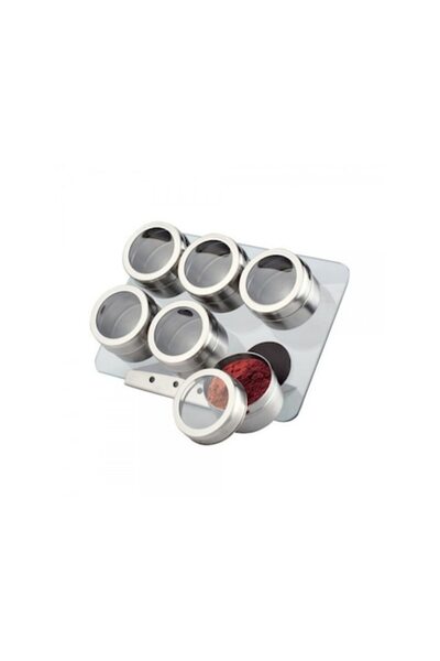 PETERHOF Set condimente cu suport magnetic PH-12796, 6 recipiente