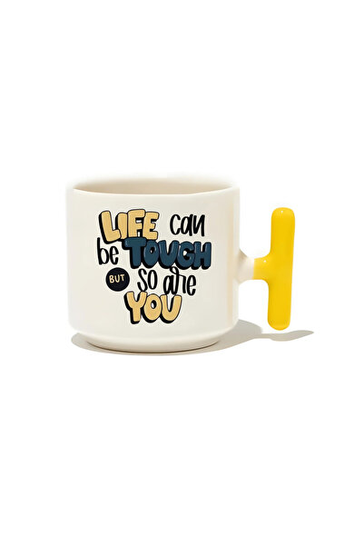 baskigo.com Life Can Be Tough but so Are You Latte Cup - Gift Ceramic Mug