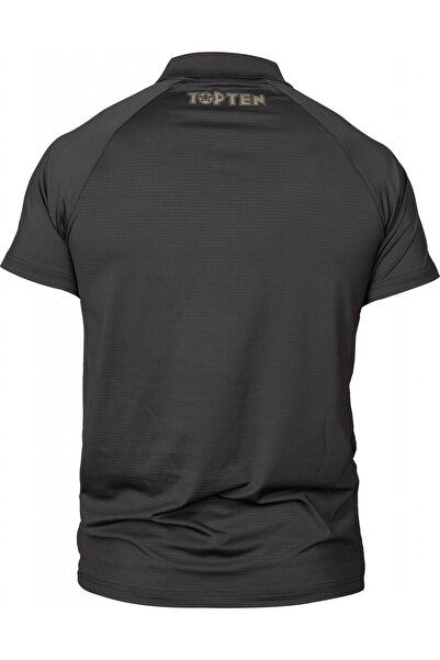 Top Ten "Slate" Polo Shirt, Top Ten, Black, size M