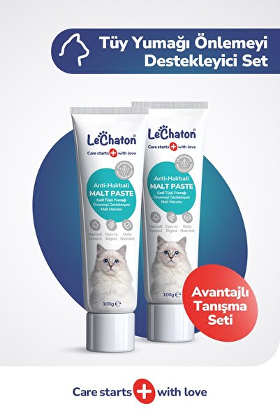 LeChaton Pet Care Kedi Tüy Yumağı Önleyici Malt Kedi Tüyü Döküm Dökülmesi Önl...