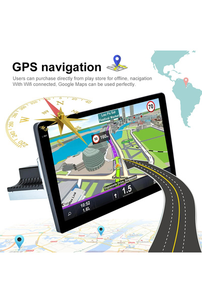 Generic E-COM 9" Android Car GPS System - Full HD, WiFi, Bluetooth, 4GB RAM - EC-9464A
