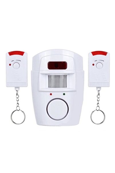 Tiessa Alarmă cu senzor de mișcare Tiessa® cu telecomandă și temporizator, albă