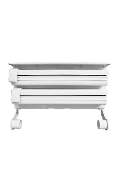 Tiessa Dozator triplu de hârtie pentru bucătărie, folie de aluminiu, plastic,...