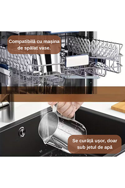 Köken Graduated Milk Frothing Cup, Professional Stainless Steel Pitcher, 900ml, Barista Cappuccino Art