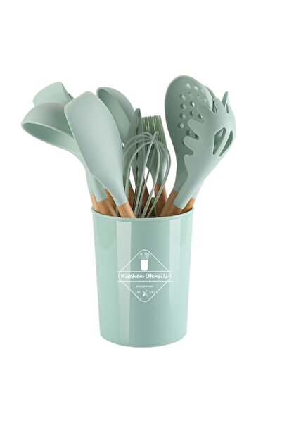 OEM Pachet promoțional: Set de tacâmuri de bucătărie cu 11 piese, silicon/lem...