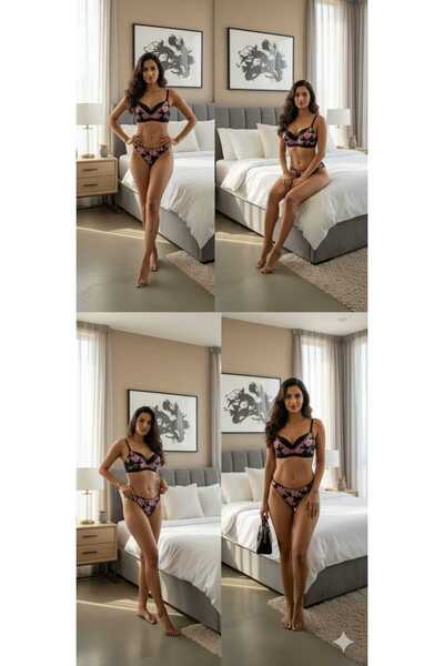 pae C Cup Wire-Free Bra Set for Large Breasts – Ultra Comfortable Shape with No Padding, Reduces Back Pain