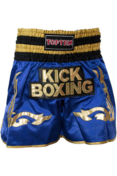 Top Ten Pantaloni scurți „WAKO Kickboxing”, aprobați WAKO, albaștri, M