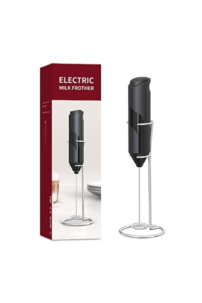 BOMSTOM Spumator de lapte cu suport vertical, BOMSTOM, negru