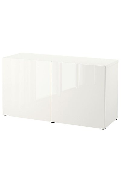 hobiurun Dolap kombinasyonu, parlak cila-beyaz, 120x42x65 cm, SELSVIKEN